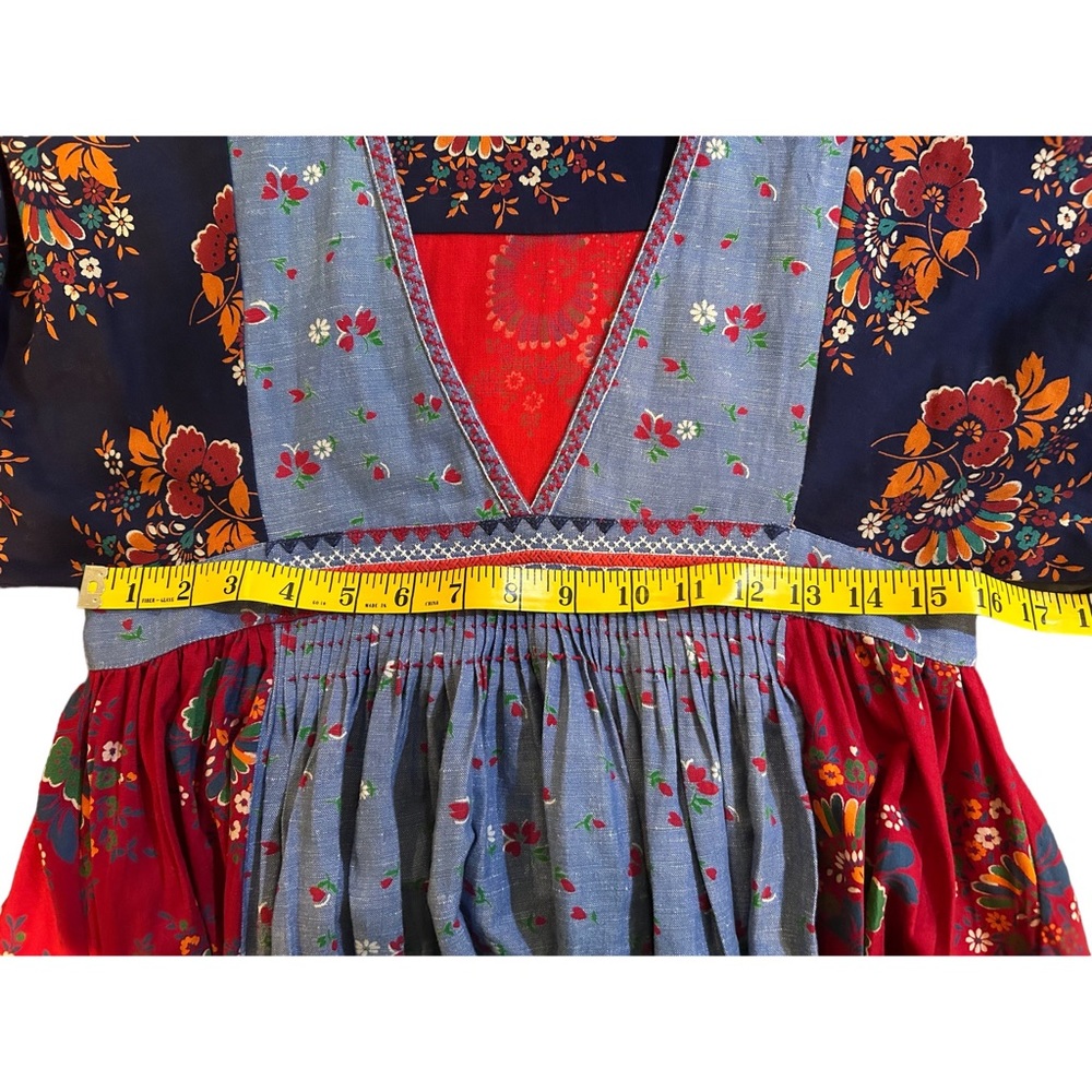 Ulla Johnson Milena Embroidered Patchwork Midi Dr… - image 8